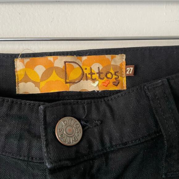 Vintage Dittos Flare Jeans in Black Size 27 - Picture 6 of 8